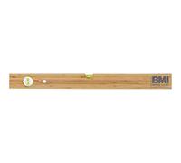 BMI 661050 - Livella in legno massiccio, 50 cm, colore: Marrone