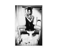 BMIQWAHG Art Naomi Campbell's Web, poster su tela, decorazione per camera da letto, ufficio, camera da letto, regalo, 30 x 45 cm