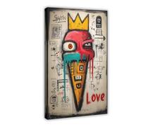 BMIQWAHG Poster su tela con scritta "The Love of Coronation", decorazione per camera da letto, ufficio, stanza, regalo, 50 x 75 cm