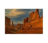 BMIQWAHG Poster su tela del Parco Nazionale degli Archi dello Utah, decorazione per camera da letto, ufficio, camera da letto, regalo, 20 x 30 cm