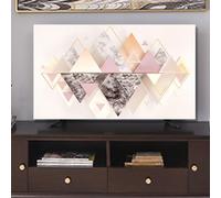 BMKGODN Moderna copertura TV for interni Coperture da 19-65 pollici, proteggi schermo Art Cover Tipo for schermi piatti LCD LED al plasma Televisori Panno antipolvere, Colore:C(C,65in(151x92cm))