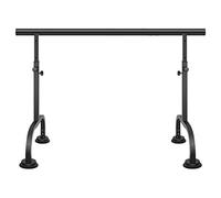 BMKGODN Sbarra da Balletto for Esercizi Stick Dance Studio Gym, Mobile Stabile in Altezza Regolabile, Ballo Indipendente Attrezzatura for for allenamenti a casa Fitne(Black,1.5M)