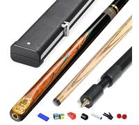 BMKGODN Stecca da Biliardo 3/4 in Stile Cinese Nera 8 Stecca 10 mm con Scatola