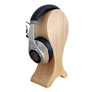 BMKGODN Supporto for cuffie da scrivania in legno massello a forma di pesce montato sulla testa(A)