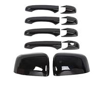 BMLGPGBCDW Copertura Maniglia Porta Copertura Specchietto Retrovisore per Dodge per Avenger 2008-2014 per Calibro 2007-2012 Copertura per specchietto Laterale(Kit None Smart Black)