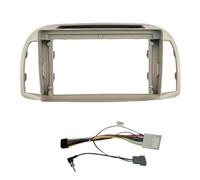 BMLGPGBCDW Fascia Radio Stereo Cornice per Radio 2Din per N&issan per March per Micra K12 2002-2010 Pannello Stereo Fascia del Pannello Radio(Frame Wire)
