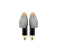 BMLGPGBCDW Indicatori Direzione Moto Per Benelli Indicatore Lampeggiante | Luce degli indicatori direzione Lampada Lampeggiante 12V 10mm(2 Trasparente)