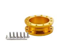 BMLGPGBCDW Leva del Cambio al Volante Kit Distanziale Adattatore per Mozzo Volante Sportivo da Corsa per Auto da 30 Mm E 50 Mm(3cm Golden)