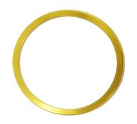 BMLGPGBCDW Leva del Cambio al Volante per A3 A4 B8 B6 A6 A7 A8 C6 Q3 Q5 Q7 A5 C7 TT Coprivolante Auto Decorazione Anello Adesivo(Gold Small Circle)
