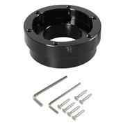 BMLGPGBCDW Leva del Cambio al Volante Piastra Dell'adattatore del Volante in Lega di Alluminio 70mm per Logitech G29 G920 G923(Nero)