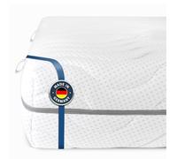 BMM - Materasso comfort a 7 zone, durezza: H3, durezza: H3, altezza: 23 cm, rivestimento lavabile SilverCare con fascetta climatica, zona spalle PLUS, 80 x 190 cm