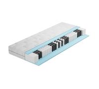 BMM Materasso Ortho Medic 80x200 cm con molle insacchettate, grado di rigidità H2 media/certificato Öko-Tex/materasso ergonomico a 7 zone, altezza 21 cm/Sviluppo prodotti in Germania
