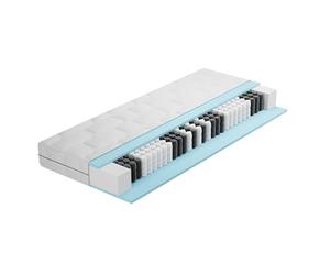BMM Materasso Ortho Medic 80x200 cm con molle insacchettate, grado di rigidità H4 extra rigido/certificato Öko-Tex/materasso ergonomico a 7 zone, altezza 21 cm/Sviluppo prodotti in Germania