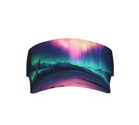 bmnaswt Cappellino parasole per adulti con stampa Dark Northern Lights, regolabile, per sport, golf, corsa, per tutte le stagioni, colore nero