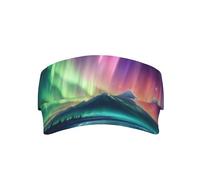 bmnaswt Cappellino parasole per adulti con stampa Dark Northern Lights, regolabile, per sport, golf, corsa, per tutte le stagioni, colore nero