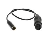 BMPCC - Cavo audio per fotocamera TA3M a XLR 3 pin microfono per Blackmagic Design Pocket Cinema Camera 4K 6K Video Assist (30 cm)