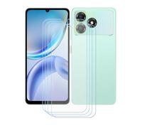 BMPNLSZ 4 Pezzi Pellicola Vetro Temperato per ZTE Blade A36, Pellicola Protettiva AntiGraffio Senza Bolle Pellicole Protettive Protezione per Schermo (6,75").