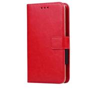 BMPNLSZ Cover Flip per FOXIONO A16MAX, Pieghevole Portafoglio Custodia in pelle Borsa Smart Bumper Case Slot per schede Chiusura Copertura Antiurto Protettiva per (6,75") - rosso-XHDSXT