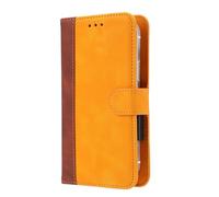 BMPNLSZ Cover Flip per Hisense Enigma SE - Giallo-FG | Pieghevole Portafoglio Custodia in pelle Borsa Smart Case Slot per schede Chiusura Copertura Antiurto Protettiva (6,73")