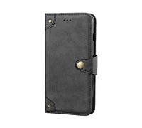 BMPNLSZ Cover Flip per Oukitel WP100 Titan, Pieghevole Portafoglio Custodia in pelle Borsa Smart Bumper Case Slot per schede Chiusura Copertura Antiurto Protettiva per (6,8") - Nero-HZLD