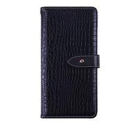 BMPNLSZ Cover Flip per Oukitel WP100 Titan, Pieghevole Portafoglio Custodia in pelle Borsa Smart Bumper Case Slot per schede Chiusura Copertura Antiurto Protettiva per (6,8") - Nero-HZEY