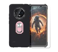 BMPNLSZ Custodia + 2 Vetro per Cubot KingKong E1 + Anello Rosa