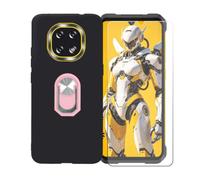 BMPNLSZ Custodia + 2 Vetro per Cubot KingKong ES 5 + Anello Rosa