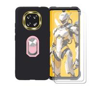BMPNLSZ Custodia + 2 Vetro per Cubot KingKong ES 5 + Anello Rosa