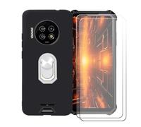 BMPNLSZ Custodia + 2 Vetro per Energizer Hard Case P28K + Anello Bianco
