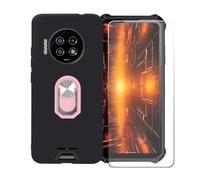 BMPNLSZ Custodia + 2 Vetro per Energizer Hard Case P28K + Anello Rosa
