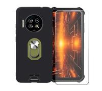 BMPNLSZ Custodia + 2 Vetro per Energizer Hard Case P28K + Anello Verde