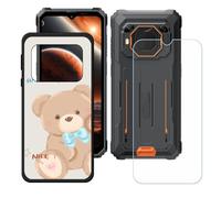 BMPNLSZ Custodia per Blackview BV6200 Plus (6,56"), Silicone Case Cover TPU Caso Morbido Copertura + Pellicola Protettiva in Vetro Temperato - LH70