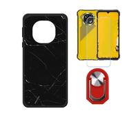 BMPNLSZ Custodia per Cubot KingKong ES 5+Pellicol Anello Rosso -11