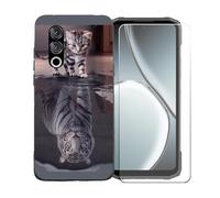 BMPNLSZ Custodia per Doogee Blade 10 Power, Morbido TPU Silicone Case Gel Sottile Cover + Pellicola Protettiva in Vetro Temperato per Doogee Blade 10 Power - BST8