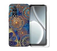 BMPNLSZ Custodia per Doogee Blade 10 Power, Morbido TPU Silicone Case Gel Sottile Cover + Pellicola Protettiva in Vetro Temperato per Doogee Blade 10 Power - BST10