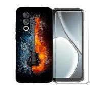 BMPNLSZ Custodia per Doogee Blade 10 Power, Morbido TPU Silicone Case Gel Sottile Cover + Pellicola Protettiva in Vetro Temperato per Doogee Blade 10 Power - BST16