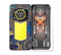 BMPNLSZ Custodia per Doogee Blade 20X+Pellicola Protettiva-BST10 | Morbido Silicone Case Gel Cover + Pellicola Protettiva in Vetro Temperato per Doogee Blade 20X(6,6")