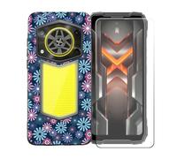 BMPNLSZ Custodia per Doogee Blade 20X+Pellicola Protettiva-BST19 | Morbido Silicone Case Gel Cover + Pellicola Protettiva in Vetro Temperato per Doogee Blade 20X(6,6")