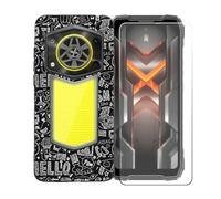 BMPNLSZ Custodia per Doogee Blade 20X+Pellicola Protettiva-LLM42 | Antiurto Cover Custodia di Protezione + Pellicola antigraffio Facile da applicare Vetro temperato (6,6")