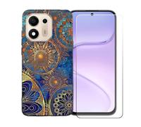 BMPNLSZ Custodia per Doogee S200E VIP+Pellicola Protettiva-BST10 | Morbido Silicone Case Gel Cover + Pellicola Protettiva in Vetro Temperato per Doogee S200E VIP(6,72")