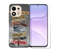 BMPNLSZ Custodia per Doogee S200E VIP+Pellicola Protettiva-BST17 | Morbido Silicone Case Gel Cover + Pellicola Protettiva in Vetro Temperato per Doogee S200E VIP(6,72")