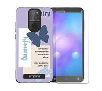 BMPNLSZ Custodia per Emporia Smart 5 Mini, Morbido TPU Silicone Case Gel Sottile Cover + Pellicola Protettiva in Vetro Temperato per Emporia Smart 5 Mini - OYLLM46