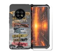 BMPNLSZ Custodia per Energizer Hard Case P28K+Pellicola Protettiva-BST17