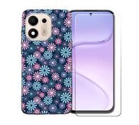 BMPNLSZ Custodia per Huawei Nova 16 SE+Pellicola Protettiva-BST19 | Morbido Silicone Case Gel Cover + Pellicola Protettiva in Vetro Temperato per Huawei Nova 16 SE(6,84")