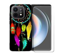 BMPNLSZ Custodia per Huawei Nova Y74+Pellicola Protettiva-BST2 | Morbido Silicone Case Gel Cover + Pellicola Protettiva in Vetro Temperato per Huawei Nova Y74(6,67")