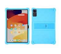 BMPNLSZ Custodia per Lenovo ThinkTab X11 Gen 1 (10,95") - Blu2 | Con supporto Regolabile Cover Anticaduta Caso Backcover Protezione Posteriore Morbido TPU Silicone Case Protettivo Copertura