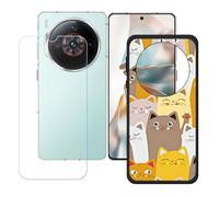 BMPNLSZ Custodia per Nubia Z60S Pro, Silicone Case Cover TPU Caso Morbido Copertura + Pellicola Protettiva in Vetro Temperato (6,78") - LH77