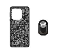 BMPNLSZ Custodia per OPPO Find X9S + Anello Girevole Nero-WZ8