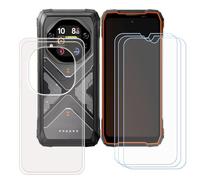 BMPNLSZ Custodia per Oscal Tank 1 (6,78") + Protezione per Schermo, Trasparente Morbido TPU Silicone Case Gel Cover + [3 Pezzi] Pellicola Protettiva in Vetro Temperato