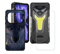 BMPNLSZ Custodia per Ulefone Armor 34 Pro+ (6,95"), Silicone Case Cover TPU Caso Morbido Copertura + Pellicola Protettiva in Vetro Temperato - LH97